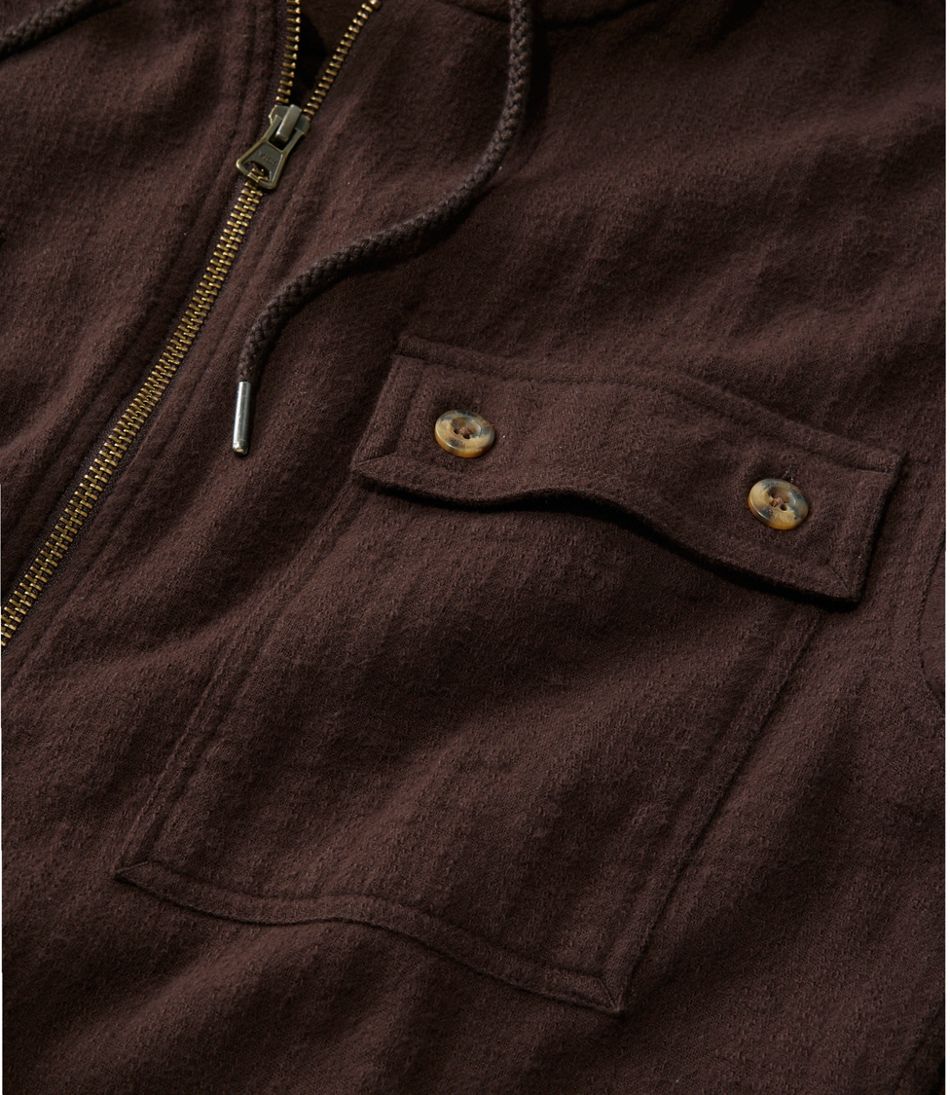 Men's 1912 Field Flannel Shirt, Hooded, Slightly Fitted Untucked Fit | L.L.Bean Classic