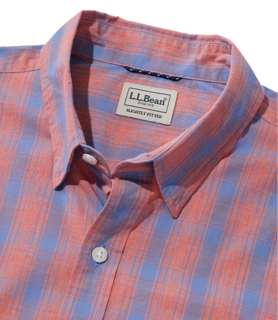 Men's Comfort Stretch Performance® Shirt, Long-Sleeve, Slightly Fitted Untucked Fit, Plaid | L.L.Bean Everyday
