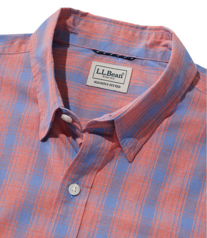 Men's Comfort Stretch Performance® Shirt, Long-Sleeve, Slightly Fitted Untucked Fit, Plaid | L.L.Bean Everyday