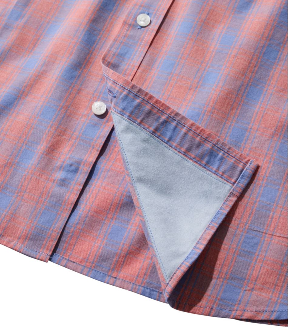 Men's Comfort Stretch Performance® Shirt, Long-Sleeve, Slightly Fitted Untucked Fit, Plaid | L.L.Bean Everyday