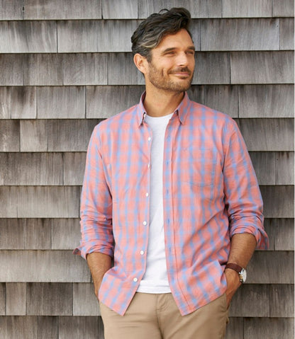 Men's Comfort Stretch Performance® Shirt, Long-Sleeve, Slightly Fitted Untucked Fit, Plaid | L.L.Bean Everyday