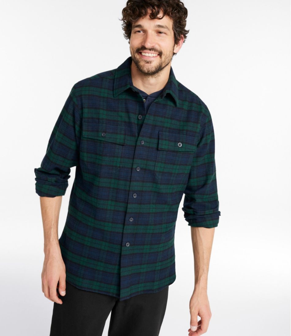 Men's Chamois Shirt, Slightly Fitted, Plaid | L.L.Bean Value