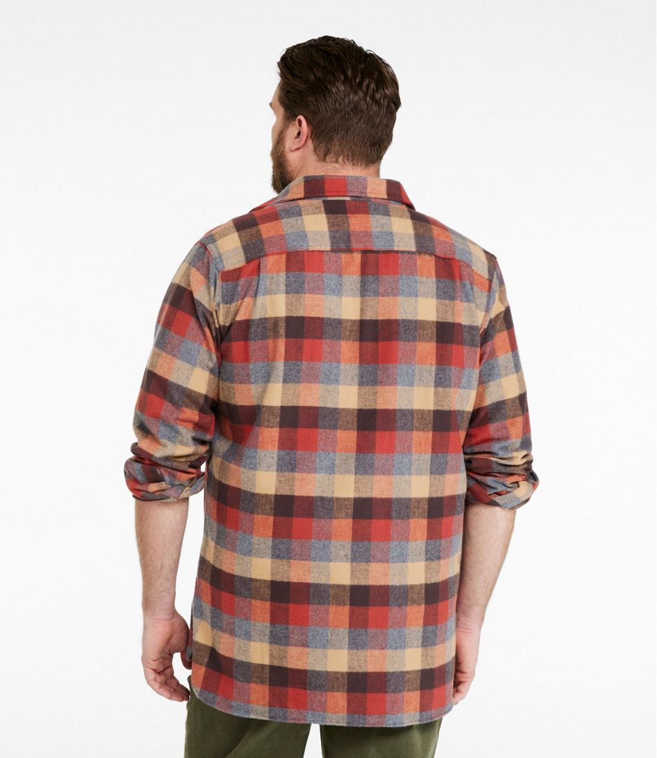 Men's Chamois Shirt, Slightly Fitted, Plaid | L.L.Bean Value