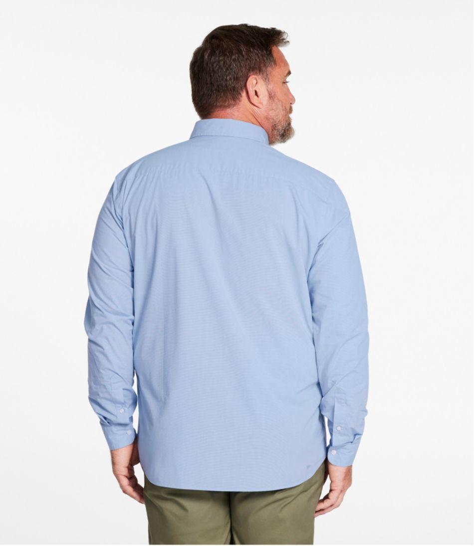Men's Comfort Stretch Performance® Shirt, Long-Sleeve, Slightly Fitted Untucked Fit | L.L.Bean Great Value