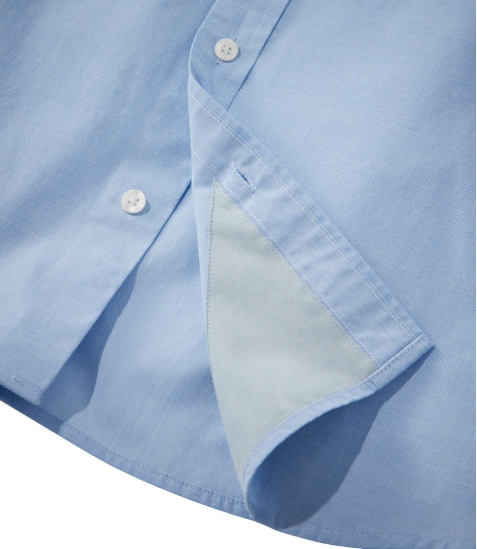 Men's Comfort Stretch Performance® Shirt, Long-Sleeve, Slightly Fitted Untucked Fit | L.L.Bean Great Value
