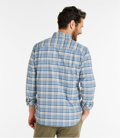 Men's Comfort Stretch® Oxford Shirt, Slightly Fitted Untucked Fit, Plaid | L.L.Bean Best Seller