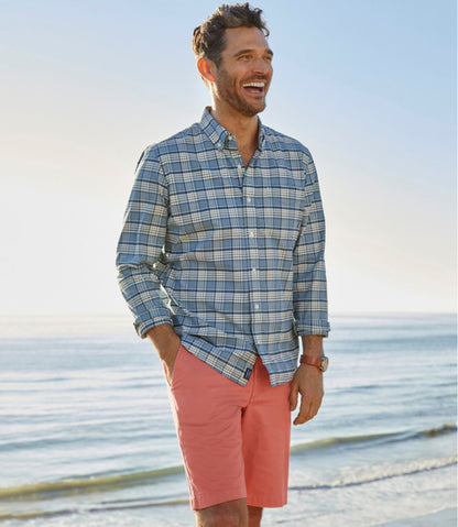 Men's Comfort Stretch® Oxford Shirt, Slightly Fitted Untucked Fit, Plaid | L.L.Bean Best Seller