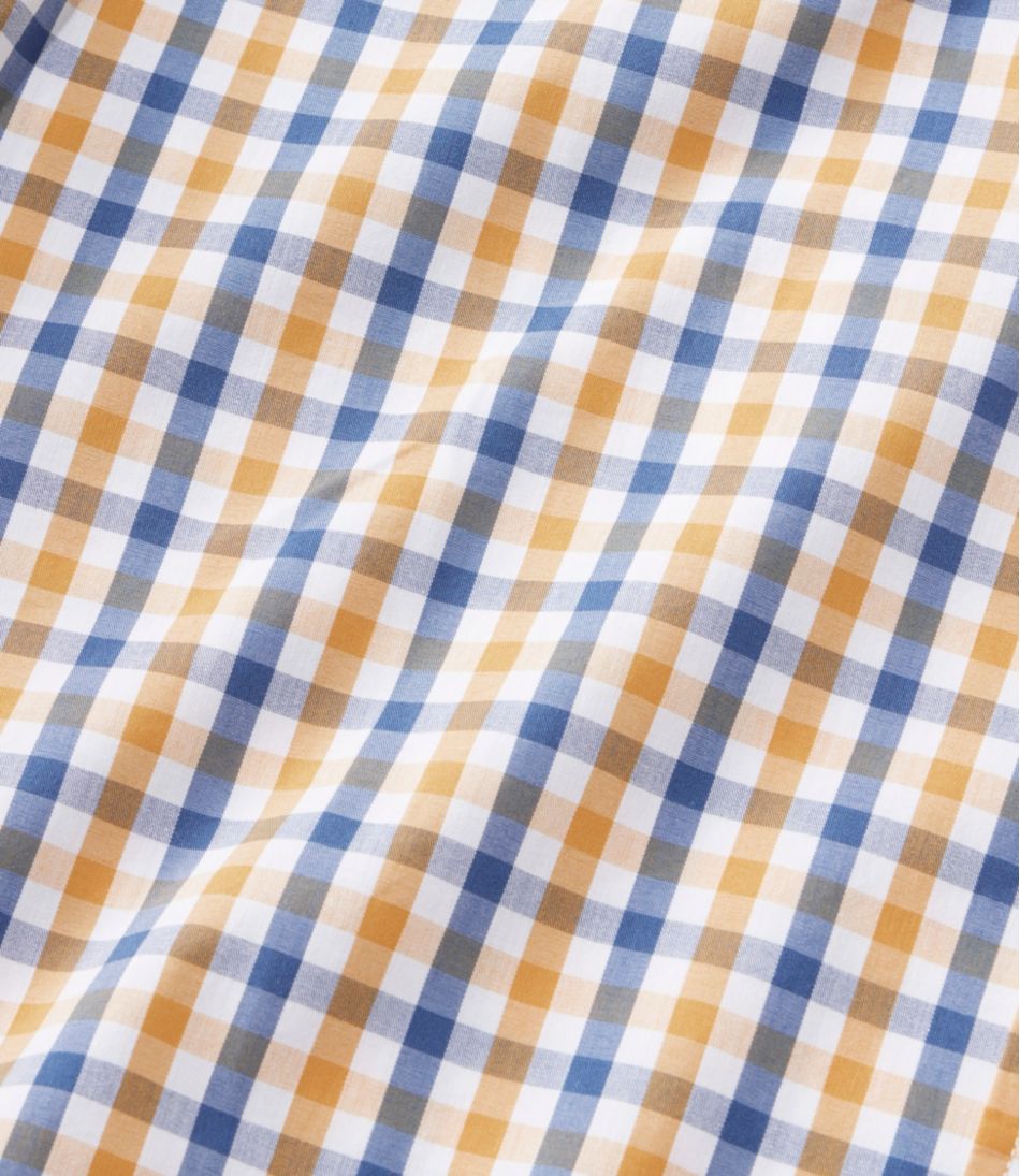 Men's Comfort Stretch Performance® Shirt, Short-Sleeve, Slightly Fitted Untucked Fit, Plaid | L.L.Bean Recommended