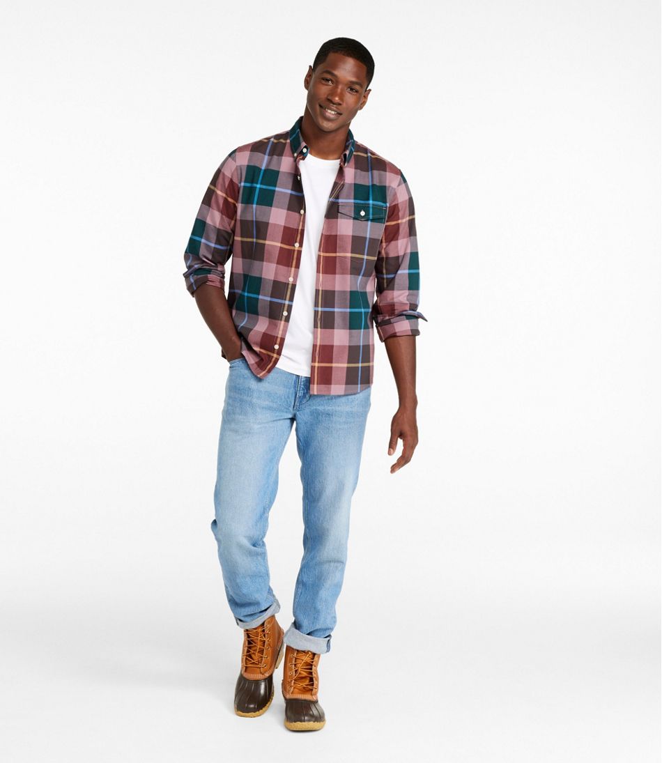Men's Signature Premium Pima Cotton Oxford Shirt, Long-Sleeve | L.L.Bean Signature