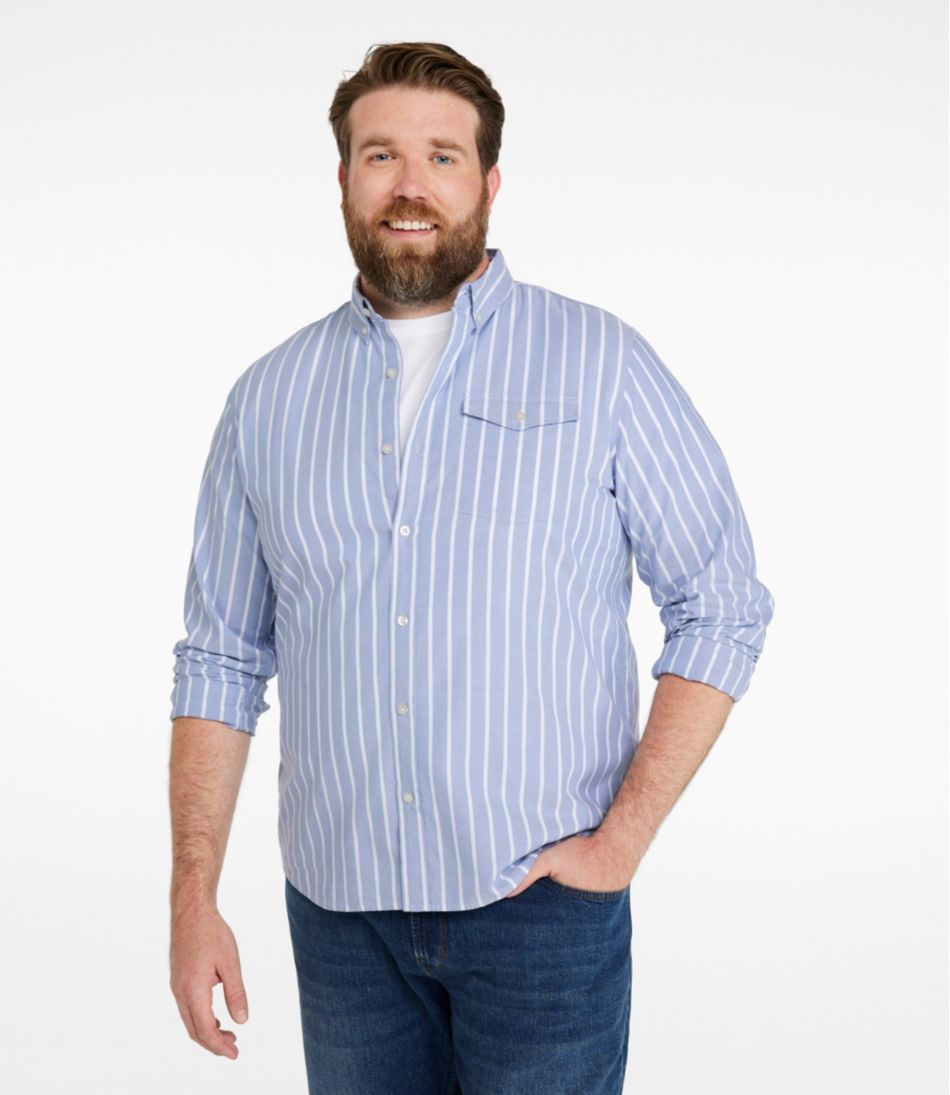 Men's Signature Premium Pima Cotton Oxford Shirt, Long-Sleeve | L.L.Bean Signature