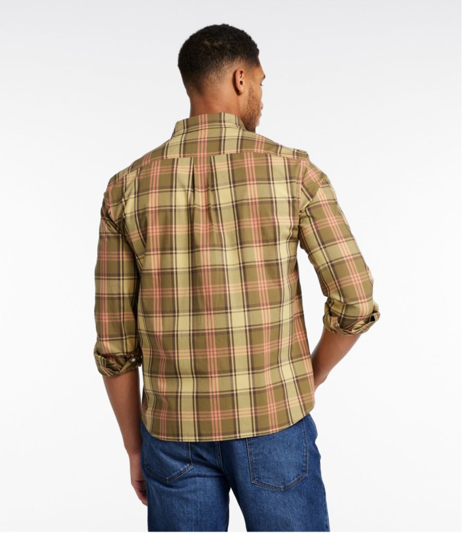 Men's Signature Stretch Poplin Shirt, Long-Sleeve, Slim Fit | L.L.Bean Classic