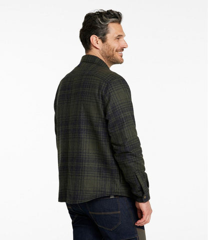 Men's Maine Guide Lightweight Lined Wool Field Shirt, Plaid | L.L.Bean Popular