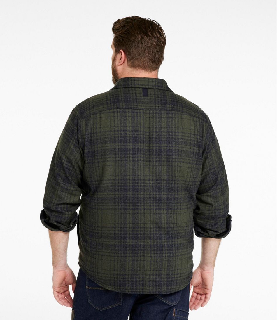 Men's Maine Guide Lightweight Lined Wool Field Shirt, Plaid | L.L.Bean Popular