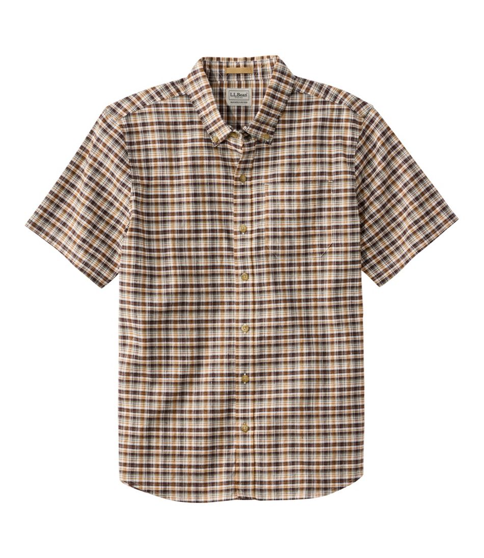 Men's Stonecoast Hemp Shirt, Short-Sleeve, Slightly Fitted Untucked Fit | L.L.Bean Recommended