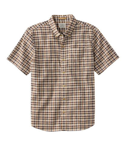 Men's Stonecoast Hemp Shirt, Short-Sleeve, Slightly Fitted Untucked Fit | L.L.Bean Recommended
