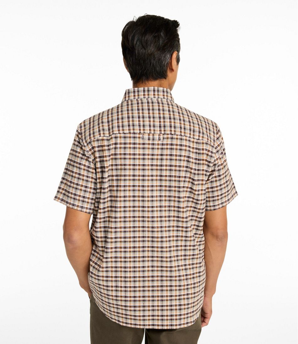 Men's Stonecoast Hemp Shirt, Short-Sleeve, Slightly Fitted Untucked Fit | L.L.Bean Recommended