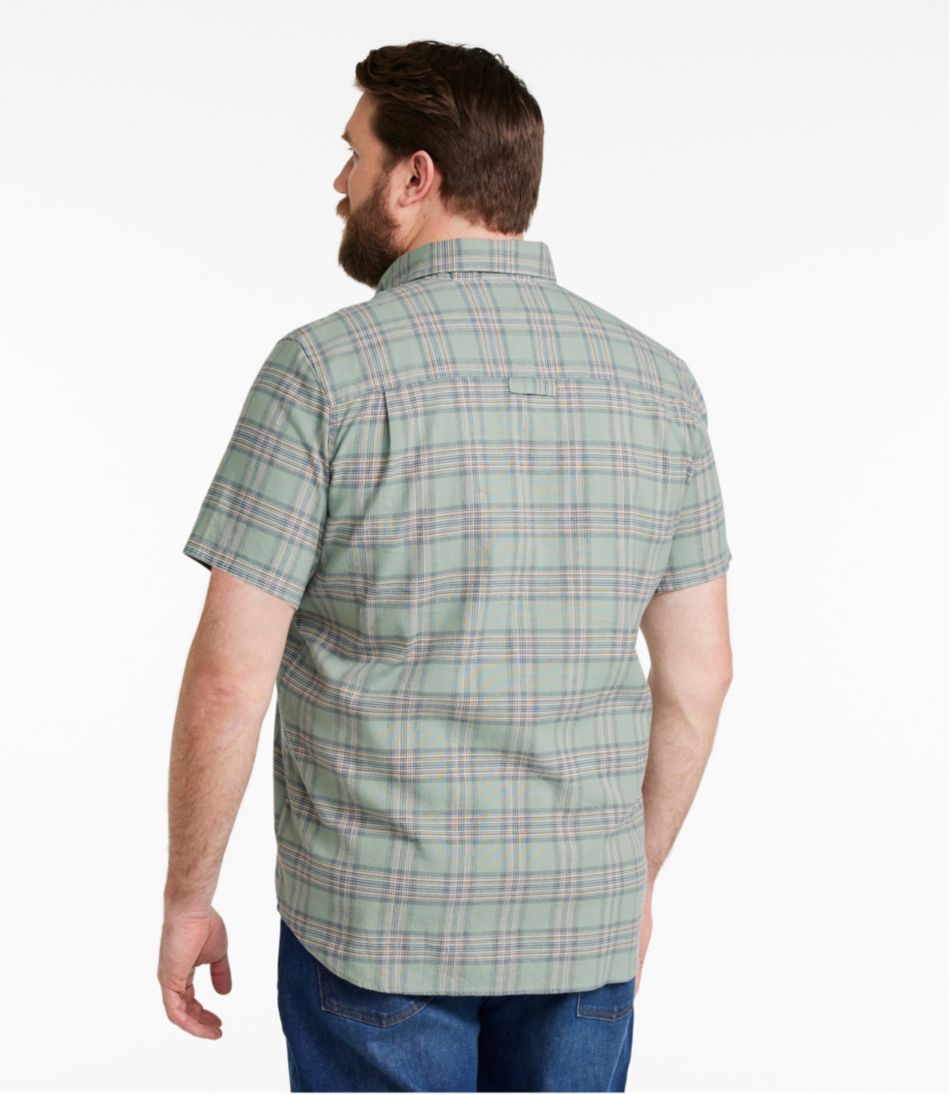 Men's Stonecoast Hemp Shirt, Short-Sleeve, Slightly Fitted Untucked Fit | L.L.Bean Recommended