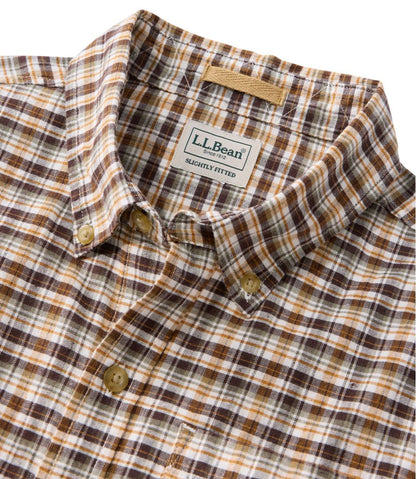 Men's Stonecoast Hemp Shirt, Short-Sleeve, Slightly Fitted Untucked Fit | L.L.Bean Recommended