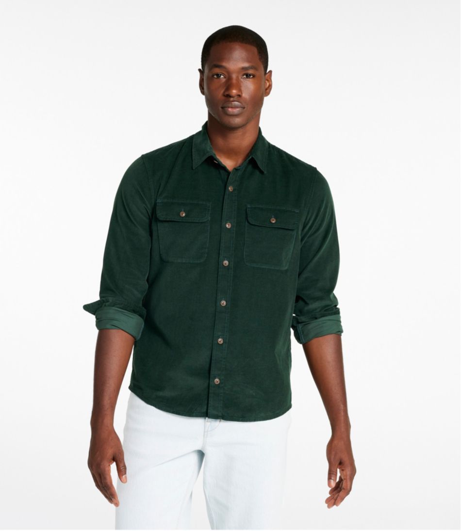 Men's Signature Microwale Corduroy Shirt | L.L.Bean Everyday