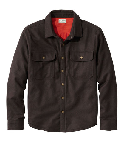 Men's Maine Guide Lightweight Lined Wool Field Shirt | L.L.Bean Value