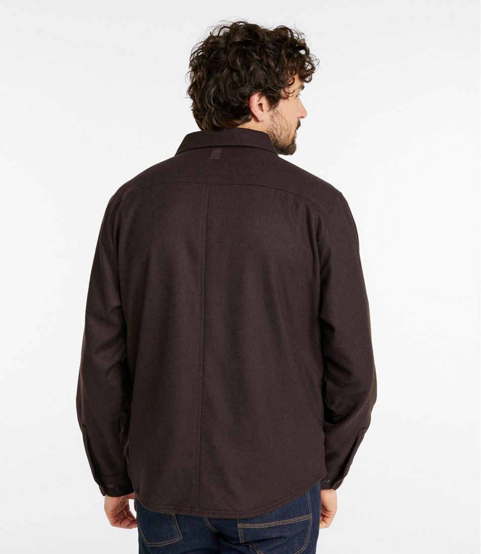 Men's Maine Guide Lightweight Lined Wool Field Shirt | L.L.Bean Value