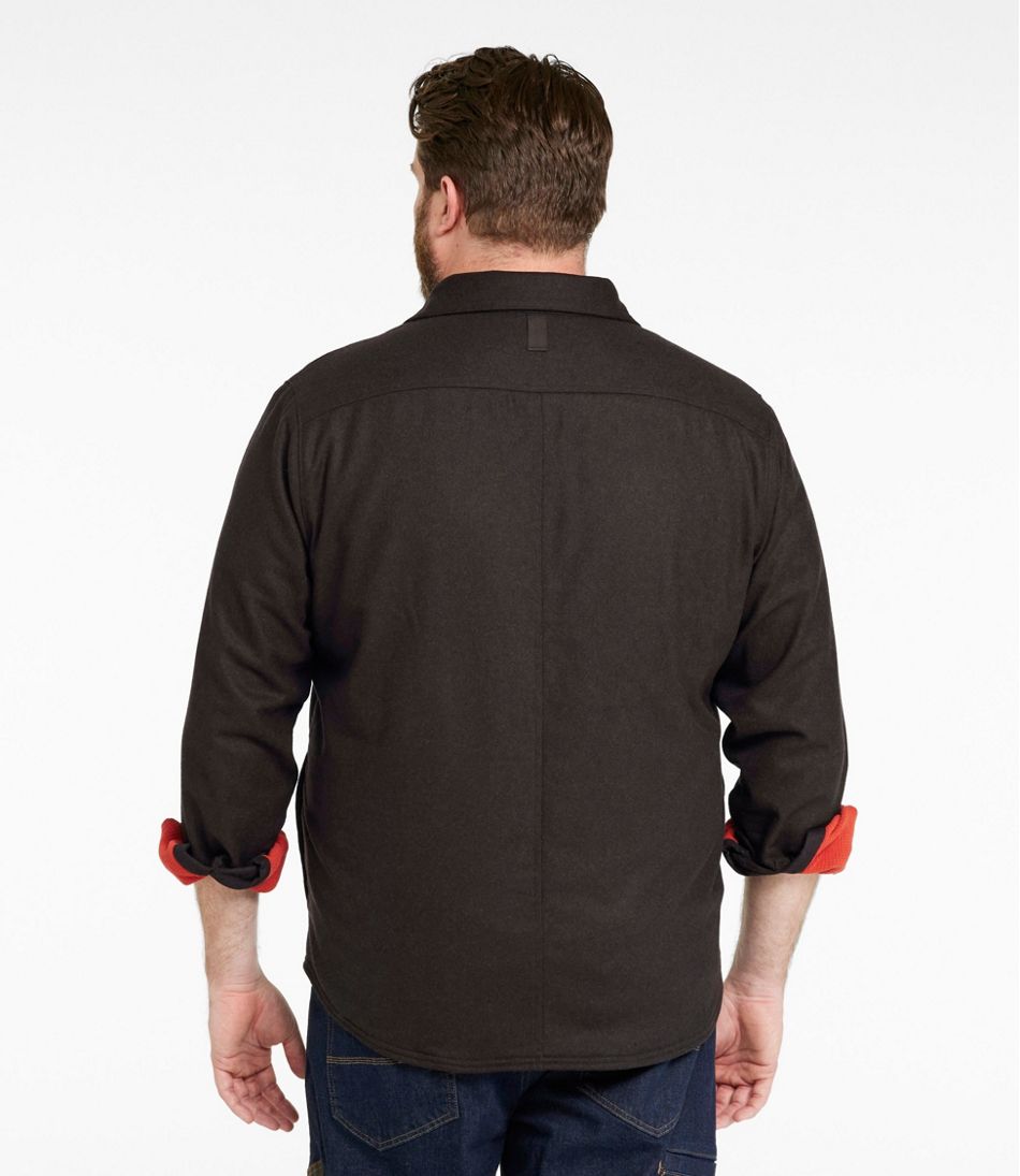 Men's Maine Guide Lightweight Lined Wool Field Shirt | L.L.Bean Value