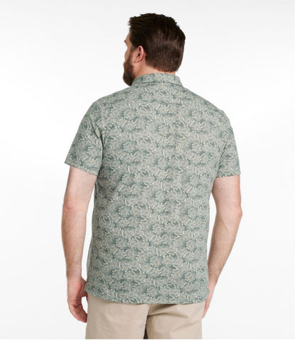 Men's Lakewashed Performance Shirts, Button-Front Shirt, Short-Sleeve, Print | L.L.Bean Great Value