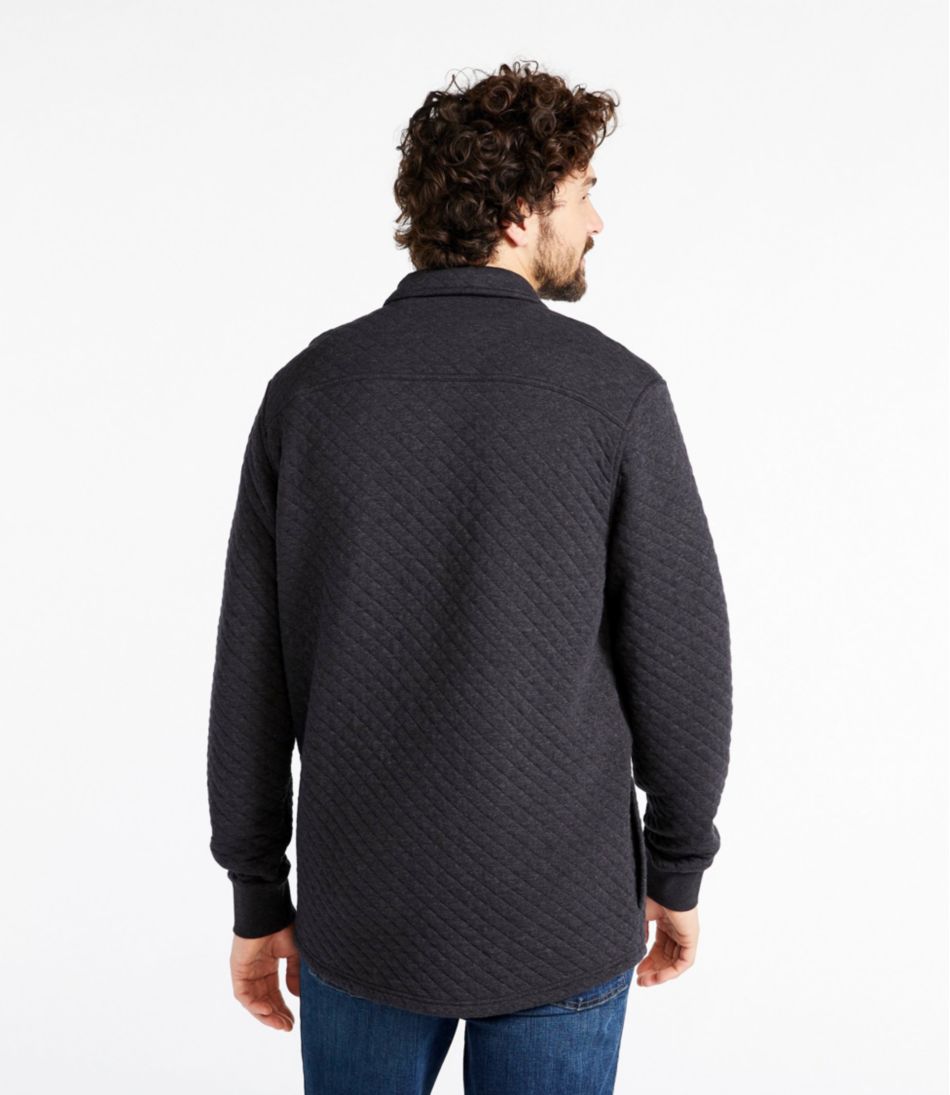 Men's Quilted Sweatshirts, Snap Overshirt | L.L.Bean Latest
