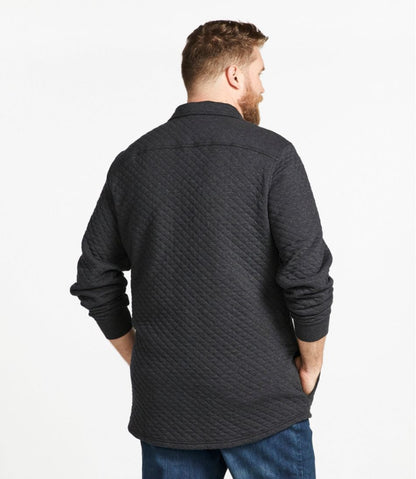 Men's Quilted Sweatshirts, Snap Overshirt | L.L.Bean Latest