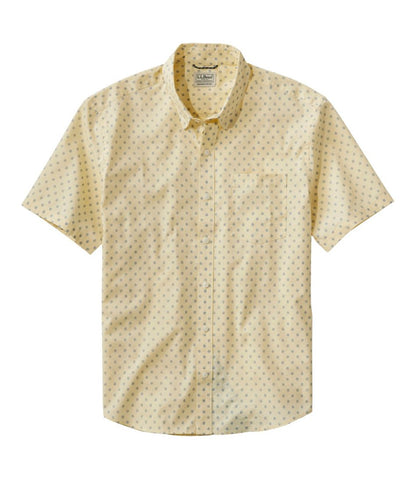 Men's Comfort Stretch Performance® Shirt, Short-Sleeve, Slightly Fitted Untucked Fit, Print | L.L.Bean Featured