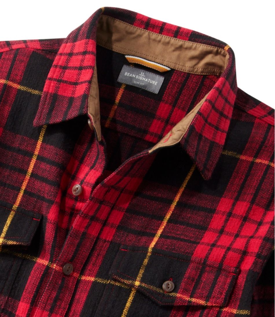 Men's Signature Heritage Textured Flannel Shirt | L.L.Bean Trending