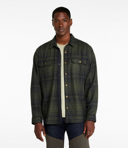 Men's Maine Guide Lightweight Wool Field Shirt, Plaid | L.L.Bean Best Seller