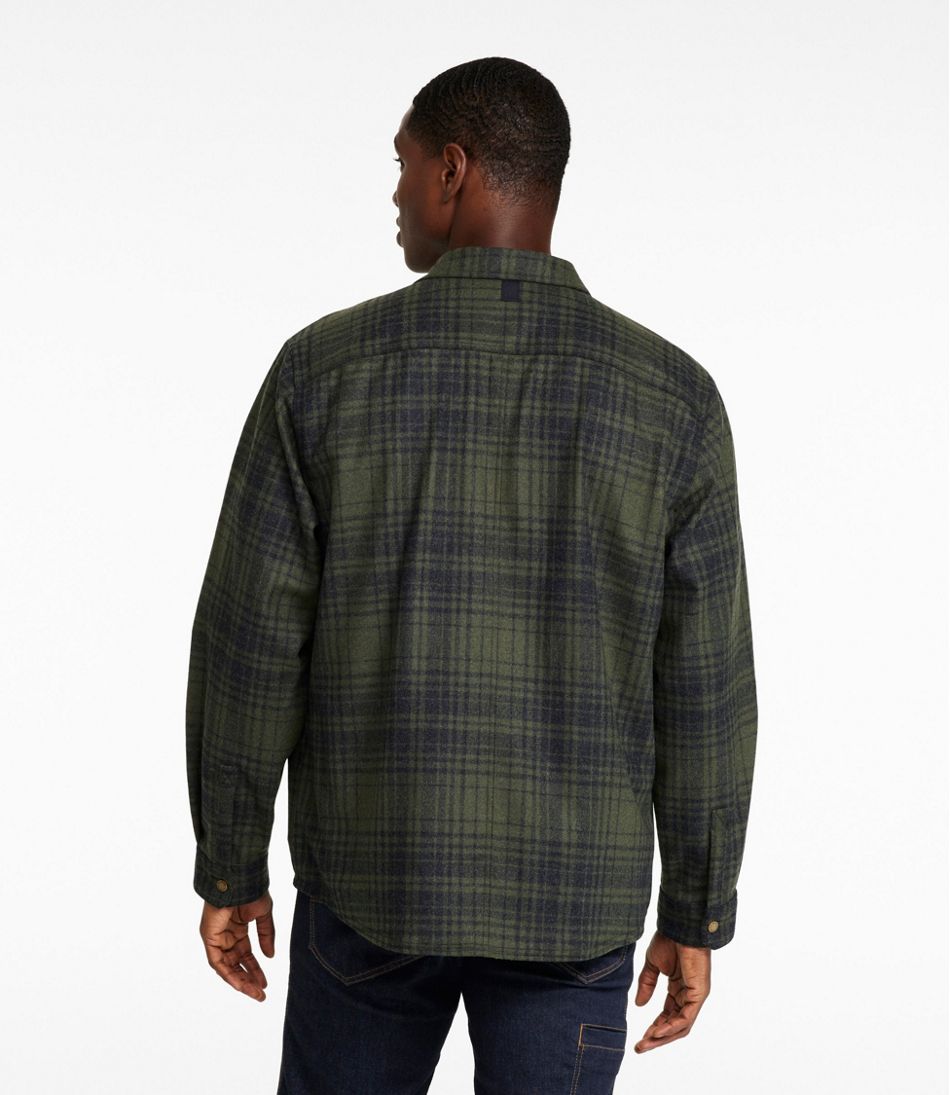 Men's Maine Guide Lightweight Wool Field Shirt, Plaid | L.L.Bean Best Seller