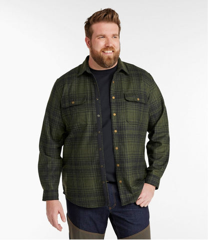 Men's Maine Guide Lightweight Wool Field Shirt, Plaid | L.L.Bean Best Seller