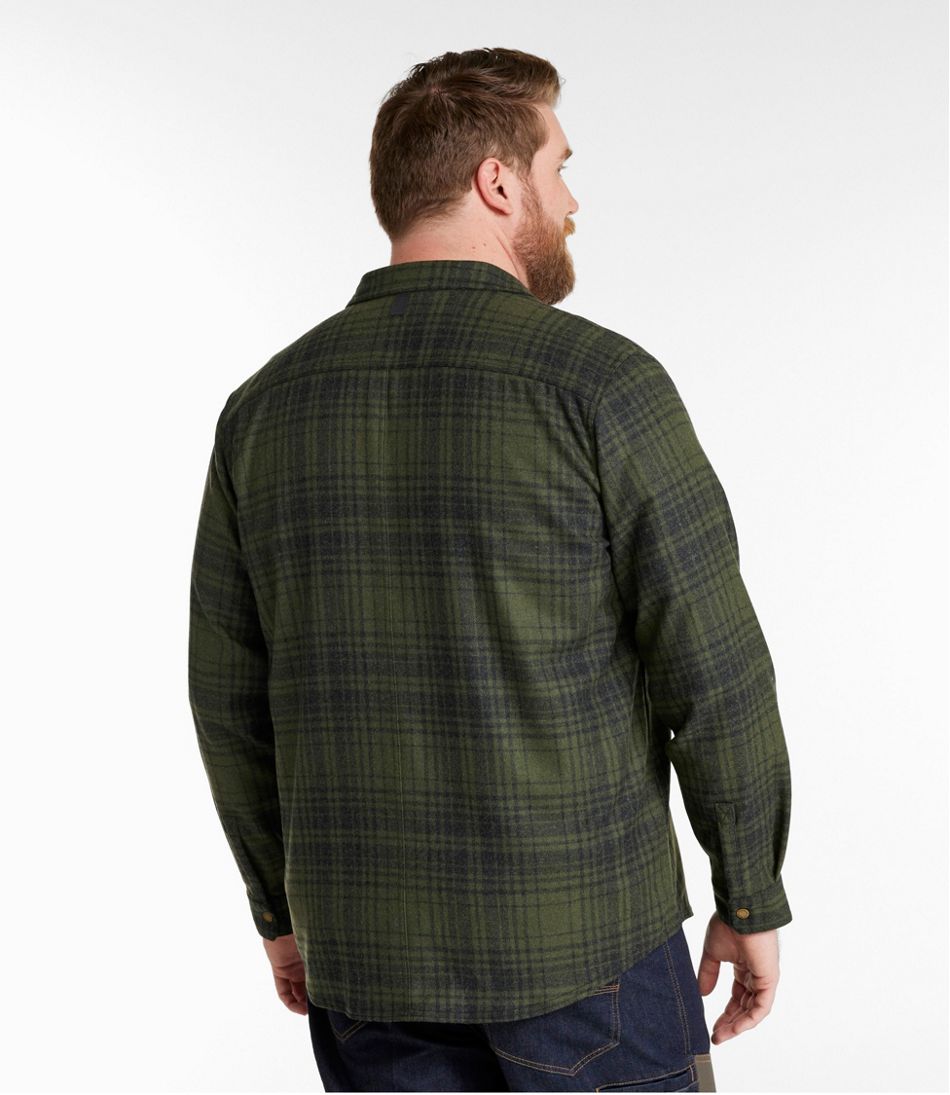 Men's Maine Guide Lightweight Wool Field Shirt, Plaid | L.L.Bean Best Seller