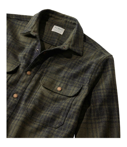 Men's Maine Guide Lightweight Wool Field Shirt, Plaid | L.L.Bean Best Seller