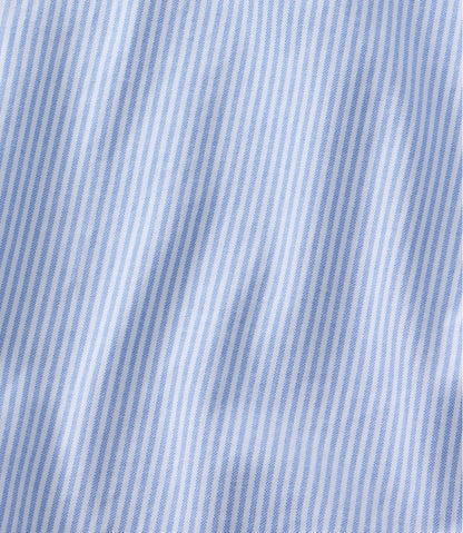 Men's Comfort Stretch Oxford Shirt, Slightly Fitted Untucked Fit, Stripe | L.L.Bean Recommended