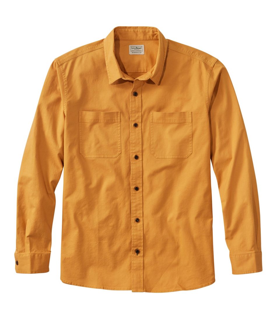 Men's BeanFlex® Twill Shirt, Traditional Untucked Fit, Long-Sleeve | L.L.Bean Exclusive