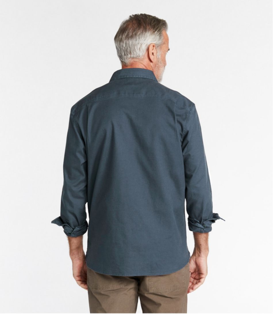 Men's BeanFlex® Twill Shirt, Traditional Untucked Fit, Long-Sleeve | L.L.Bean Exclusive