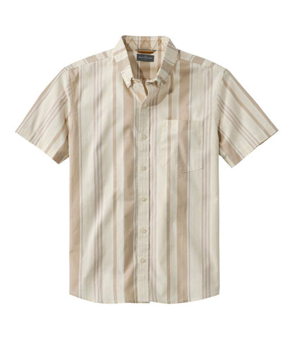 Men's Signature Stretch Poplin Shirt, Short-Sleeve, Slim Fit | L.L.Bean Popular