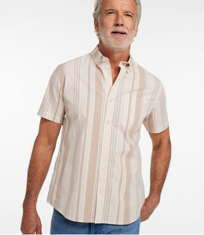 Men's Signature Stretch Poplin Shirt, Short-Sleeve, Slim Fit | L.L.Bean Popular