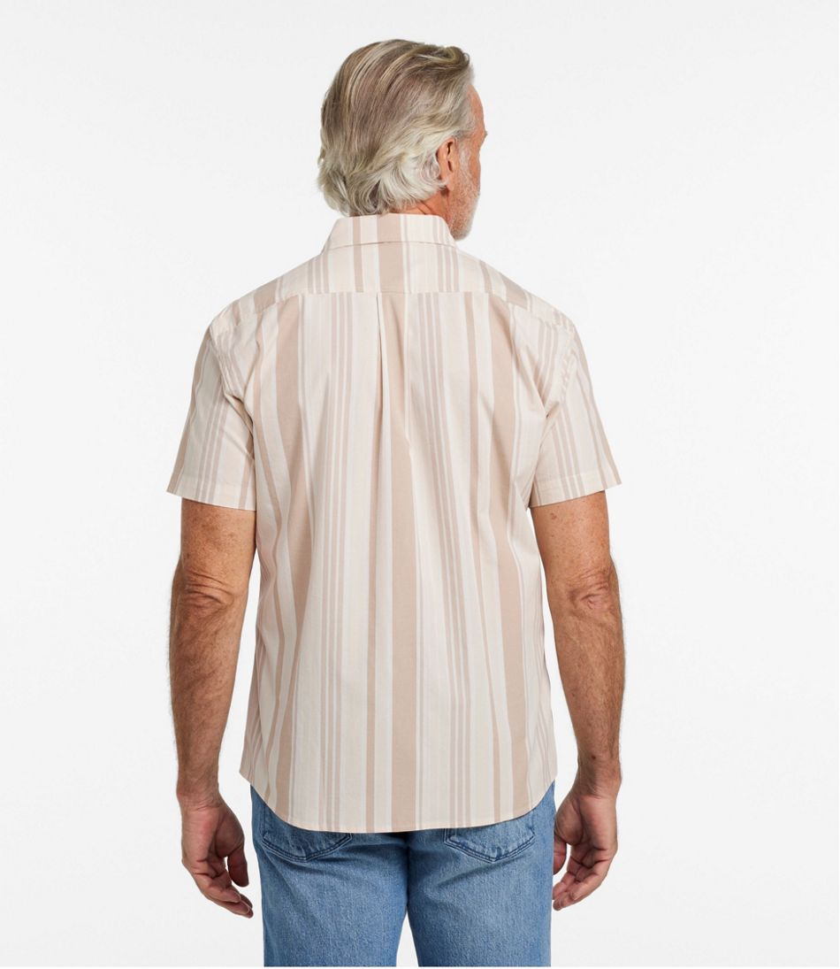 Men's Signature Stretch Poplin Shirt, Short-Sleeve, Slim Fit | L.L.Bean Popular