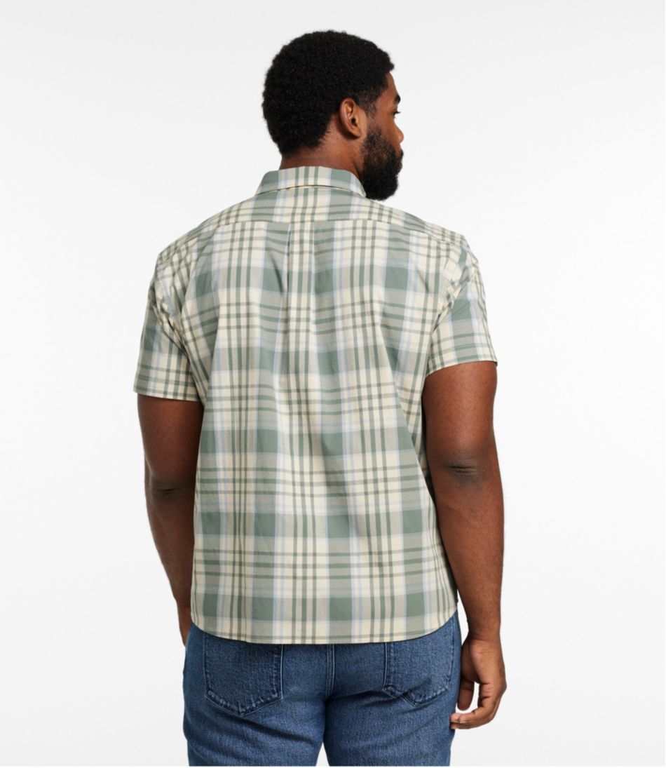 Men's Signature Stretch Poplin Shirt, Short-Sleeve, Slim Fit | L.L.Bean Popular