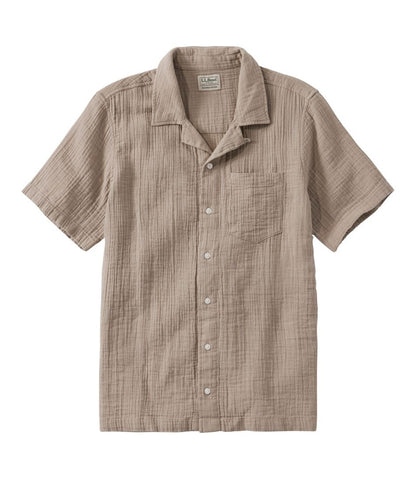 Men's Cloud Gauze Shirt, Short-Sleeve, Slightly Fitted Untucked Fit | L.L.Bean Exclusive