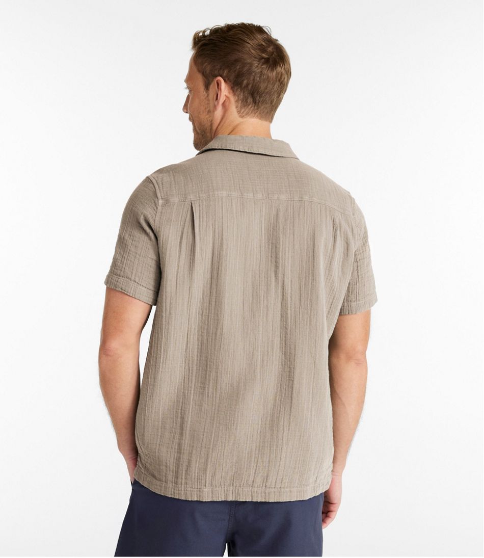Men's Cloud Gauze Shirt, Short-Sleeve, Slightly Fitted Untucked Fit | L.L.Bean Exclusive