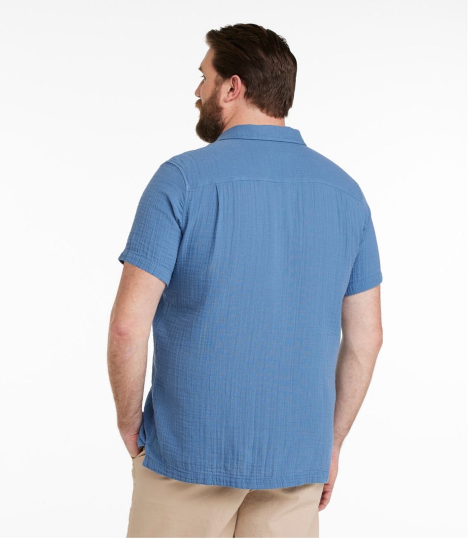 Men's Cloud Gauze Shirt, Short-Sleeve, Slightly Fitted Untucked Fit | L.L.Bean Exclusive