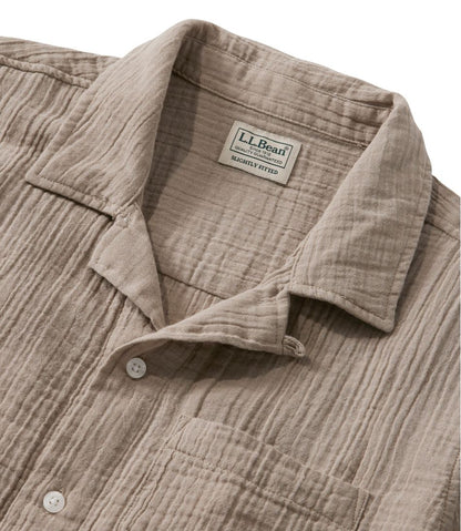 Men's Cloud Gauze Shirt, Short-Sleeve, Slightly Fitted Untucked Fit | L.L.Bean Exclusive