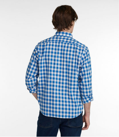 Men's Bean's Wrinkle-Free Everyday Shirt, Traditional Untucked Fit, Plaid, Long-Sleeve | L.L.Bean Value