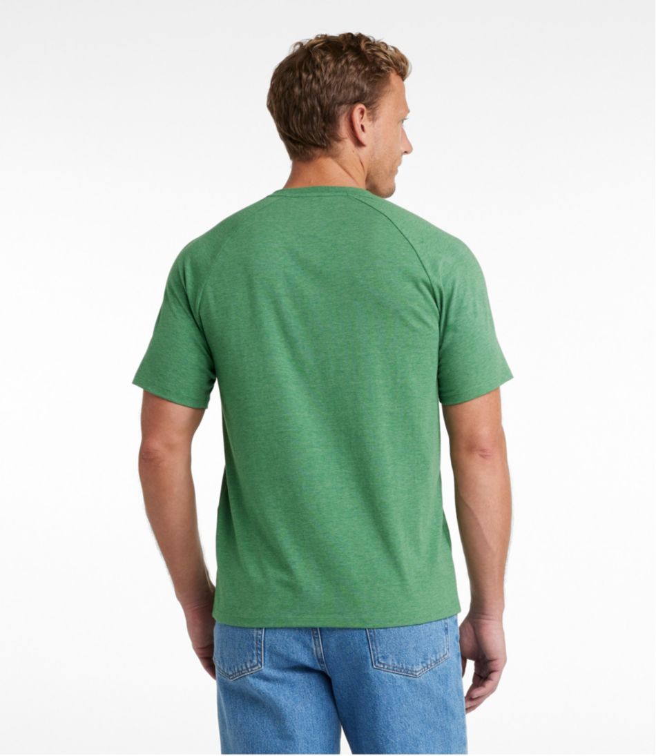 Men's Comfort Stretch Pima Tee Shirt, Short-Sleeve Henley | L.L.Bean Latest
