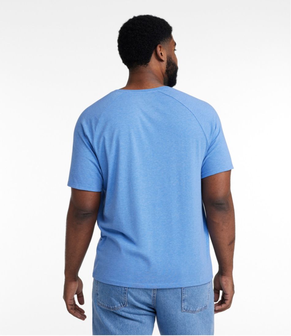 Men's Comfort Stretch Pima Tee Shirt, Short-Sleeve Henley | L.L.Bean Latest